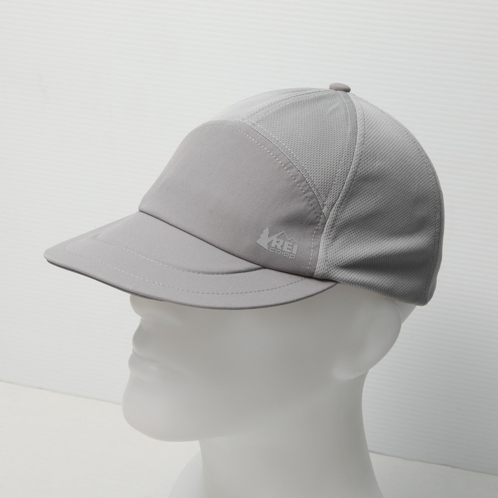 REI Co-op Hat Cap Strap Back One Size Gray Mesh Performance Outdoor Hiking Mens